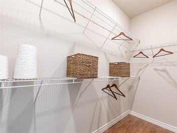 Spacious closets